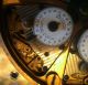 Brass Yale Time Lock Pie Shape Antique Clock Work Three Window Locks & Keys photo 5