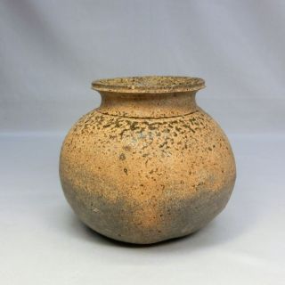 F623: Real Old Japanese Earthen Vessel Sueki.  The Vase More Than 1500 Years Ago photo