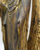 F457: Japanese Old Colored Wood Carving Buddhist Statue Amitabha W/gyoku - Gan Statues photo 6