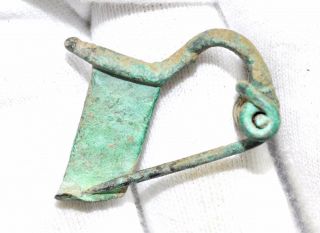 Roman Bronze Knee Brooch / Fibula - Stunning Ancient Historic Artifact - A953 photo