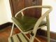 Vintage Step Stool Bench Seat Chair Green Stow Away Seat Retro Indiana Post-1950 photo 5