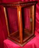 Small Antique Mahogany & Glass Curio Display Cabinet Display Cases photo 1