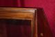 Small Antique Mahogany & Glass Curio Display Cabinet Display Cases photo 8