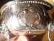 Stunning Solid Silver Embossed Lion Footed Butter Dish Full English Hallmarks Dishes & Coasters photo 1