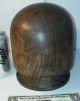 Antique Rare Millinery Wood Wooden Hat Block Mold Form Model Head 57cm / 22 1/2 