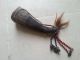 Antique Sioux Indian Powder Horn (with Beaded Pendants & Human Hair) - Indian Wars Native American photo 2