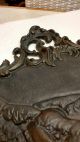 1890s Ornate Antique Cast Iron Bird Dog Hunting Scene Fireplace Cover Decoration Fireplaces & Mantels photo 4