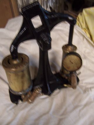 Hard Hat Diver Air Supply Hand Pump Esco Co Cox Co Good Restoration Iron Brass photo