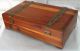 Vintage Wood And Metal Jewelry Box Cedar? Boxes photo 1