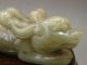 Antique Old Chinese Celadon Nephrite Grade A Jade Statue /pendant 