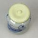 F508: Japanese Old Kiyomizu Blue - And - White Porcelain Tea Caddy W/appraisal Box Tea Caddies photo 3