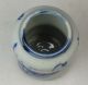 F508: Japanese Old Kiyomizu Blue - And - White Porcelain Tea Caddy W/appraisal Box Tea Caddies photo 4