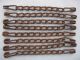 8 - Vintage Rusty Twisted Link Steel Chain & Hooks Wall Art Steampunk Craft 12 