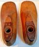 4 Asstd Cobbler ' S Child Antique Wood Shoe Last Mold Form Size 3 3 1/2 5 Primitives photo 2