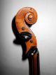 Vintage Old Antique 1800s 1 Pc Back Full Size Violin - String photo 8