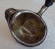 Antique Silver Victorian Tea Strainer Spoon Hand Held Gold Wash Inside Screen Other Antique Sterling Silver photo 4