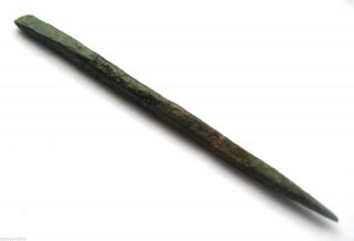 50 - 100 A.  D British Found Early Roman Period Bronze Stylus - Writing Implement photo