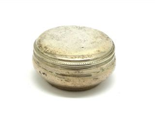 Lovely Vintage Nubar Sterling Silver Pill Trinket Jewelry Screw - Top Case Box photo
