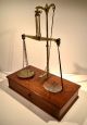 Antique Apothecary Chemist Balance Scales & Weights Travelling Box Philip Harris Other Antique Science Equip photo 1