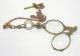 Victorian Gold Filled Lorgnettes Magnifying Glasses On Watch Chain 27.  9 Grams Optical photo 1