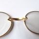 Antique Pre Civil War Solid 14k Yellow Gold Diminutive Eyeglasses Spectacles 19c Optical photo 2