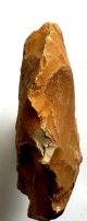 Acheulean Flint Dicoid Axe Neanderthal Paleolithic Tool,  Left In Formation Phase Neolithic & Paleolithic photo 4