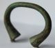 Ancient Celtic Iron Age Period Bronze Decorated Bracelet / Bangle 300 - 200 B.  C. Other Antiquities photo 1