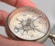 Antique Leedawl Nickel Pocket Compass Short & Mason Rochester Vintage Locking Compasses photo 6