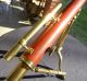 Antique Dollond London C.  1780s Wood & Brass Library Telescope Rare 2 3/4 