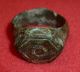 Merovingian Ancient Artifact - Solid Bronze Ring Circa 500 - 600 Ad - 3255 - British photo 2