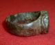 Merovingian Ancient Artifact - Solid Bronze Ring Circa 500 - 600 Ad - 3255 - British photo 4