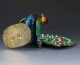 Chinese Cloisonne Hand Carved Peacock Statues G353 Other Antique Chinese Statues photo 6