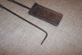 Small Primitive Wood Stove Poker & Shovel Antique Country Fireplace Hearth Tools photo