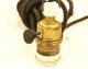 Very Scarce,  Early Lamp Socket Extension Cord With Edison Type Socket And Plug Other Antique Home & Hearth photo 5