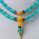 Chinese Old Turquoise & Beeswax Handwork Rosary Type Necklaces Necklaces & Pendants photo 1