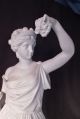 C.  1900 Blanc De Chine Figurine Of Greco - Roman Woman W Cornucopia Of Flowers Figurines photo 1