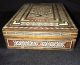 Antique Islamic Micro Mosaic Inlaid Wood Jewellery Trinket Box Boxes photo 3