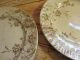 Antique Transferware Gl Ashworth & Bros Jersey 2 Ironstone Plates Brown Flowers Plates & Chargers photo 4