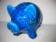 Aldo Londi Bitossi Piggy Bank Money Box Italy Mid Century Modern Blue Pottery Mid-Century Modernism photo 2