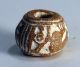 Pre - Columbian Brown Animal On Its Back Bead.  Guaranteed Authentic. The Americas photo 2