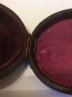 Antique Rare Red Leather Pocket Barometer / Altimeter Display Case Box C1890 A/f Other Antique Science Equip photo 7