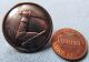 C.  1895 - 1915 Livery Button Battle Arm & Sword Chromed Bronze - Firmin London Buttons photo 4