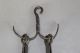 Fine Early 18th C England Wrought Iron Skewer Holder Great Patina 4 Skewers Primitives photo 1