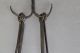 Fine Early 18th C England Wrought Iron Skewer Holder Great Patina 4 Skewers Primitives photo 2