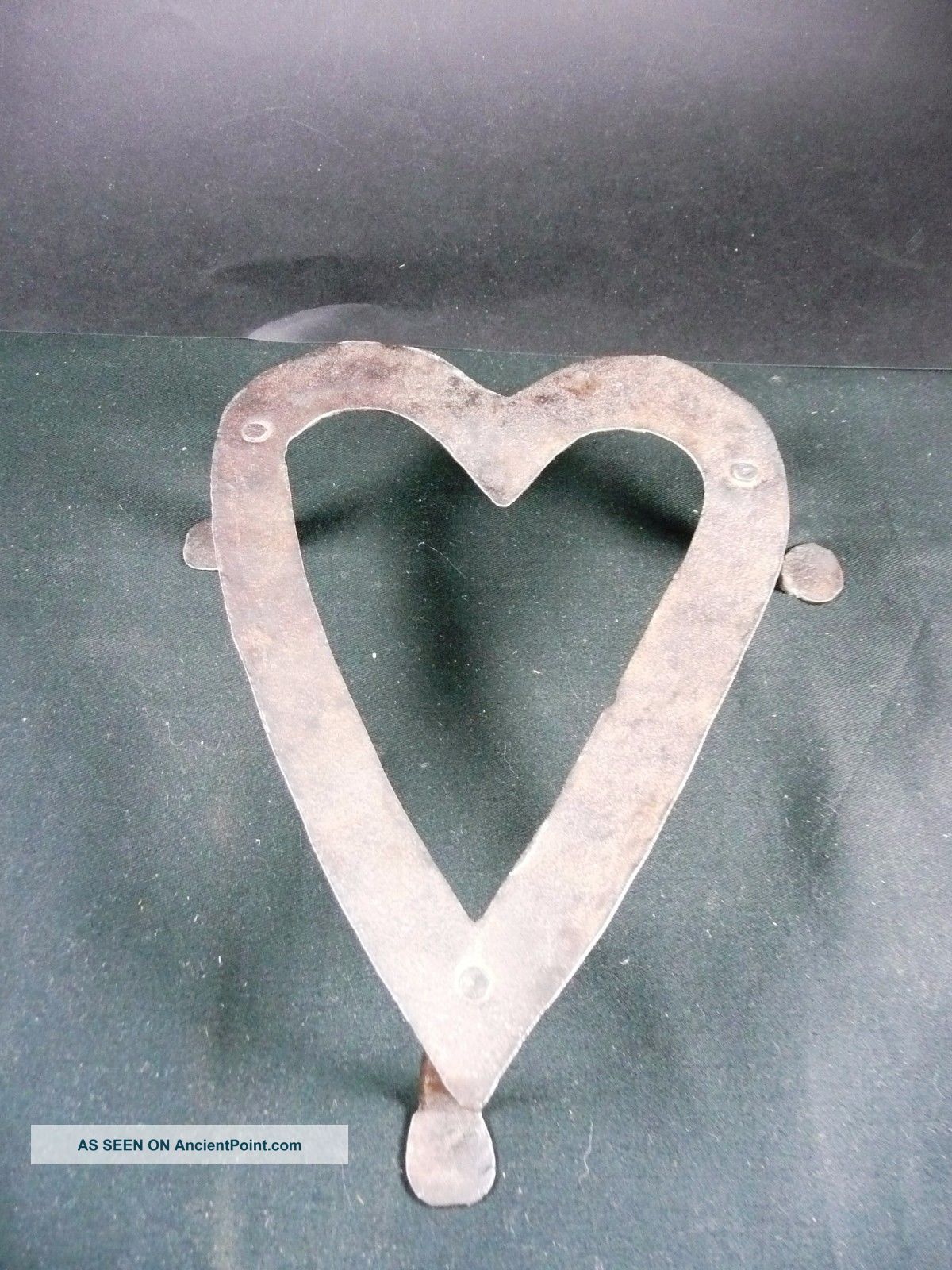 Hand Forged Iron Heart Trivet Trivets photo