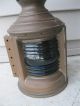 Vintage Ships Lantern Geo Carpenter Chicago Starboard Port Brass Triplex Navigat Lamps & Lighting photo 3