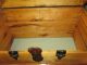 Refinished Flat Top Steamer Trunk Antique Chest With Key 1800-1899 photo 9