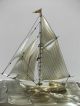 The Sailboat Of Sterling Silver Of Japan.  105g/ 3.  70oz.  Japanese Antique Other Antique Sterling Silver photo 4