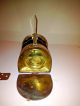 Antique 1910 Triplex Brass Bow Lantern - All Including Mounting Bracket Lamps & Lighting photo 3