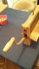 Wooden Lovell No 32 Clothing Washer Wringer Fabric Hand Crank Laundry Complete Clothing Wringers photo 5
